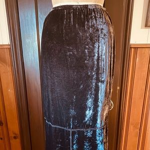 J. Jill Crush Velvet Skirt
